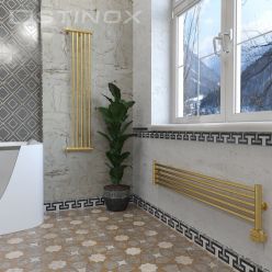 Дизайн-радиатор отопления Stinox Toscana Design 22x120 золото сатин