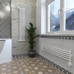 Дизайн-радиатор отопления Stinox Toscana Design 22x120 белый глянец