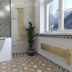 Дизайн-радиатор отопления Stinox Toscana Design 22x120 золото глянец