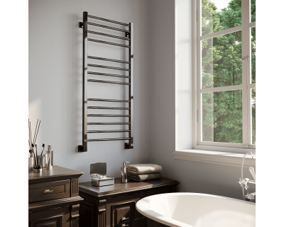 Полотенцесушитель водяной Stinox Classic Luxe 50x120 черный глянец