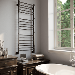 Полотенцесушитель водяной Stinox Classic Luxe 50x140 черный глянец