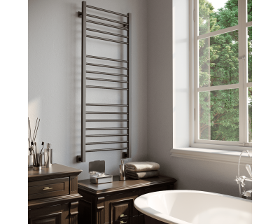 Полотенцесушитель водяной Stinox Classic Luxe 50x140 черный матовый