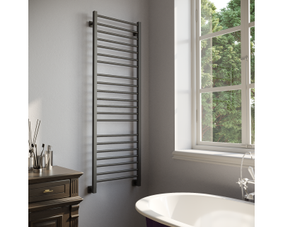 Полотенцесушитель водяной Stinox Classic Luxe 50x160 черный матовый