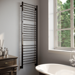 Полотенцесушитель водяной Stinox Classic Luxe 50x180 черный глянец