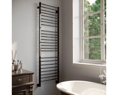 Полотенцесушитель водяной Stinox Classic Luxe 50x180 черный глянец