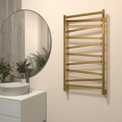 Полотенцесушитель водяной Stinox Madena 50x100 золото глянец