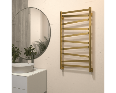 Полотенцесушитель водяной Stinox Madena 50x100 золото глянец