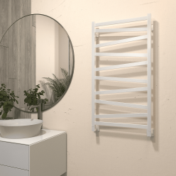 Полотенцесушитель водяной Stinox Madena 50x100 белый глянец