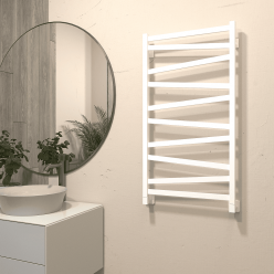 Полотенцесушитель водяной Stinox Madena 50x100 белый матовый