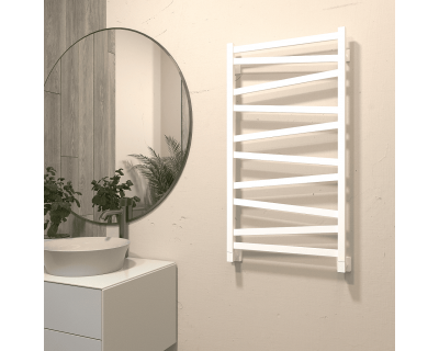 Полотенцесушитель водяной Stinox Madena 50x100 белый матовый