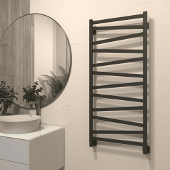 Полотенцесушитель водяной Stinox Madena 50x120 черный матовый