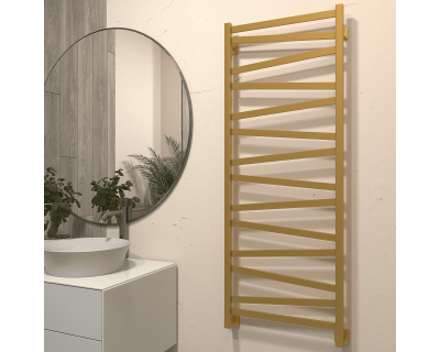 Полотенцесушитель водяной Stinox Madena 50x140 золото сатин