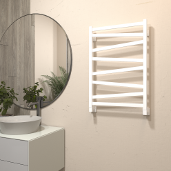Полотенцесушитель водяной Stinox Madena 50x80 белый матовый