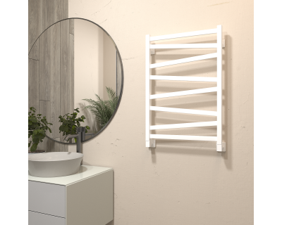 Полотенцесушитель водяной Stinox Madena 50x80 белый матовый