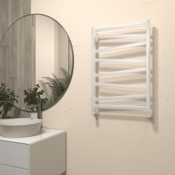 Полотенцесушитель водяной Stinox Madena 50x80 белый глянец