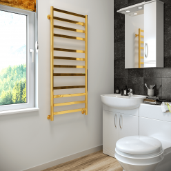 Полотенцесушитель водяной Stinox Maxima Luxe 50x120 золото глянец