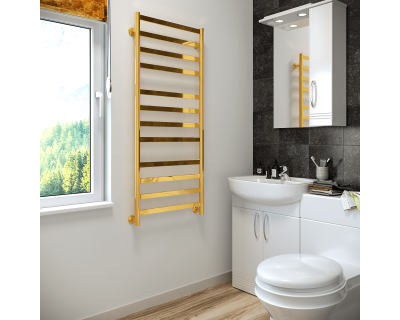 Полотенцесушитель водяной Stinox Maxima Luxe 50x120 золото глянец