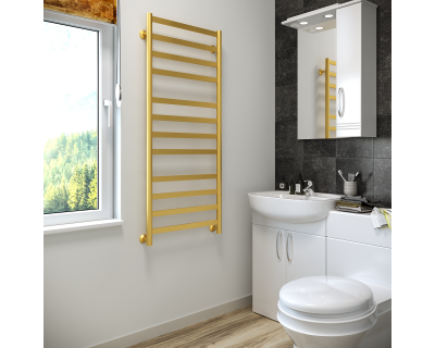 Полотенцесушитель водяной Stinox Maxima Luxe 50x120 золото сатин
