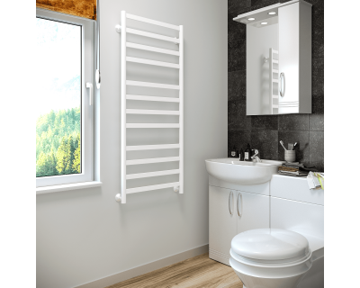 Полотенцесушитель водяной Stinox Maxima Luxe 50x120 белый матовый