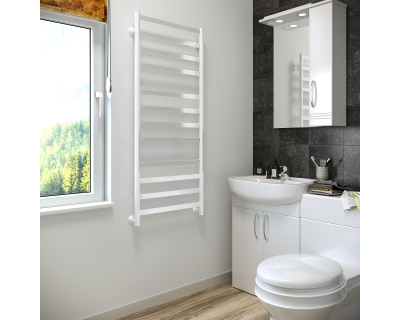 Полотенцесушитель водяной Stinox Maxima Luxe 50x120 белый глянец