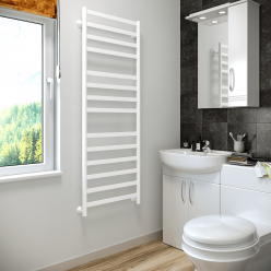 Полотенцесушитель водяной Stinox Maxima Luxe 50x140 белый матовый