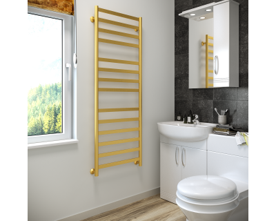 Полотенцесушитель водяной Stinox Maxima Luxe 50x140 золото сатин