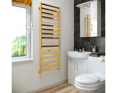 Полотенцесушитель водяной Stinox Maxima Luxe 50x140 золото глянец