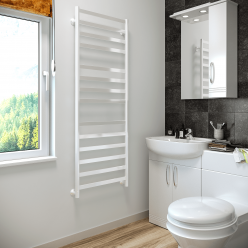 Полотенцесушитель водяной Stinox Maxima Luxe 50x140 белый глянец