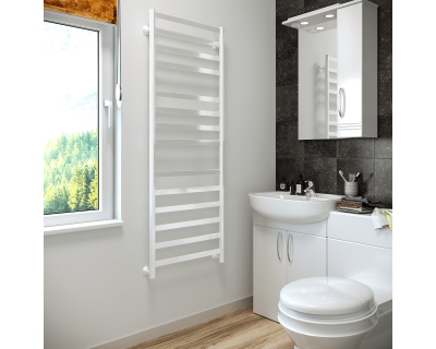 Полотенцесушитель водяной Stinox Maxima Luxe 50x140 белый глянец