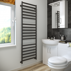 Полотенцесушитель водяной Stinox Maxima Luxe 50x160 черный матовый