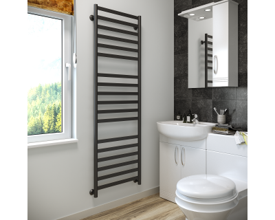 Полотенцесушитель водяной Stinox Maxima Luxe 50x160 черный матовый