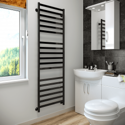 Полотенцесушитель водяной Stinox Maxima Luxe 50x160 черный глянец