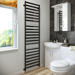 Полотенцесушитель водяной Stinox Maxima Luxe 50x180 черный глянец