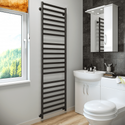 Полотенцесушитель водяной Stinox Maxima Luxe 50x180 черный матовый