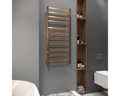 Полотенцесушитель водяной Stinox Milana 50x120 золото глянец