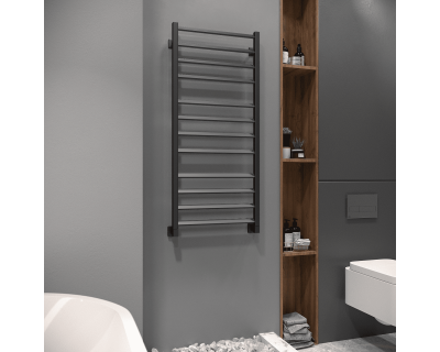 Полотенцесушитель водяной Stinox Milana 50x120 черный матовый