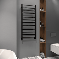 Полотенцесушитель водяной Stinox Milana 50x120 черный глянец