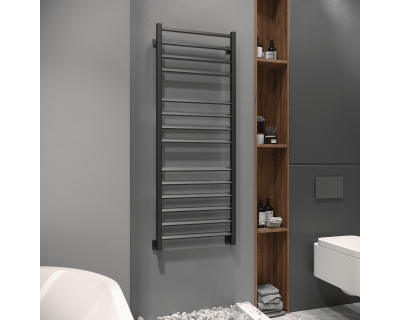 Полотенцесушитель водяной Stinox Milana 50x140 черный матовый