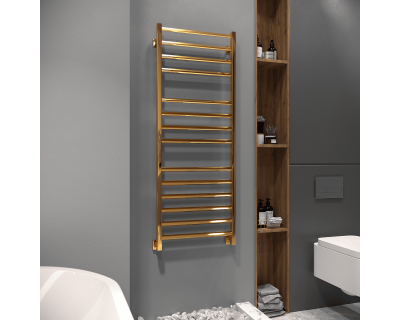 Полотенцесушитель водяной Stinox Milana 50x140 золото глянец