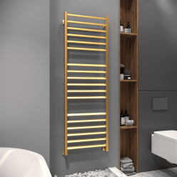 Полотенцесушитель водяной Stinox Milana 50x160 золото сатин