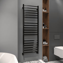 Полотенцесушитель водяной Stinox Milana 50x160 черный глянец