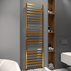 Полотенцесушитель водяной Stinox Milana 50x180 золото глянец