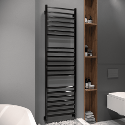 Полотенцесушитель водяной Stinox Milana 50x180 черный глянец