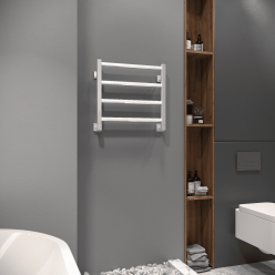 Полотенцесушитель водяной Stinox Milana 50x50 белый глянец