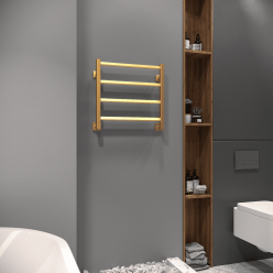 Полотенцесушитель водяной Stinox Milana 50x50 золото сатин