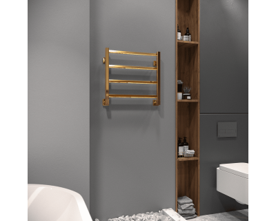 Полотенцесушитель водяной Stinox Milana 50x50 золото глянец