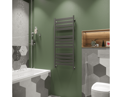 Полотенцесушитель водяной Stinox Napoli Luxe 50x120 черный матовый