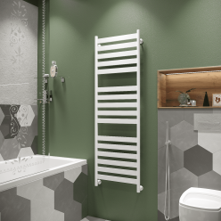 Полотенцесушитель водяной Stinox Napoli Luxe 50x160 белый матовый