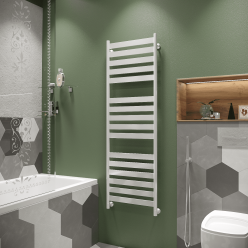 Полотенцесушитель водяной Stinox Napoli Luxe 50x160 белый глянец