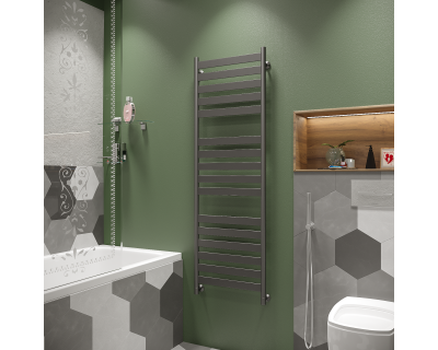 Полотенцесушитель водяной Stinox Napoli Luxe 50x160 черный матовый